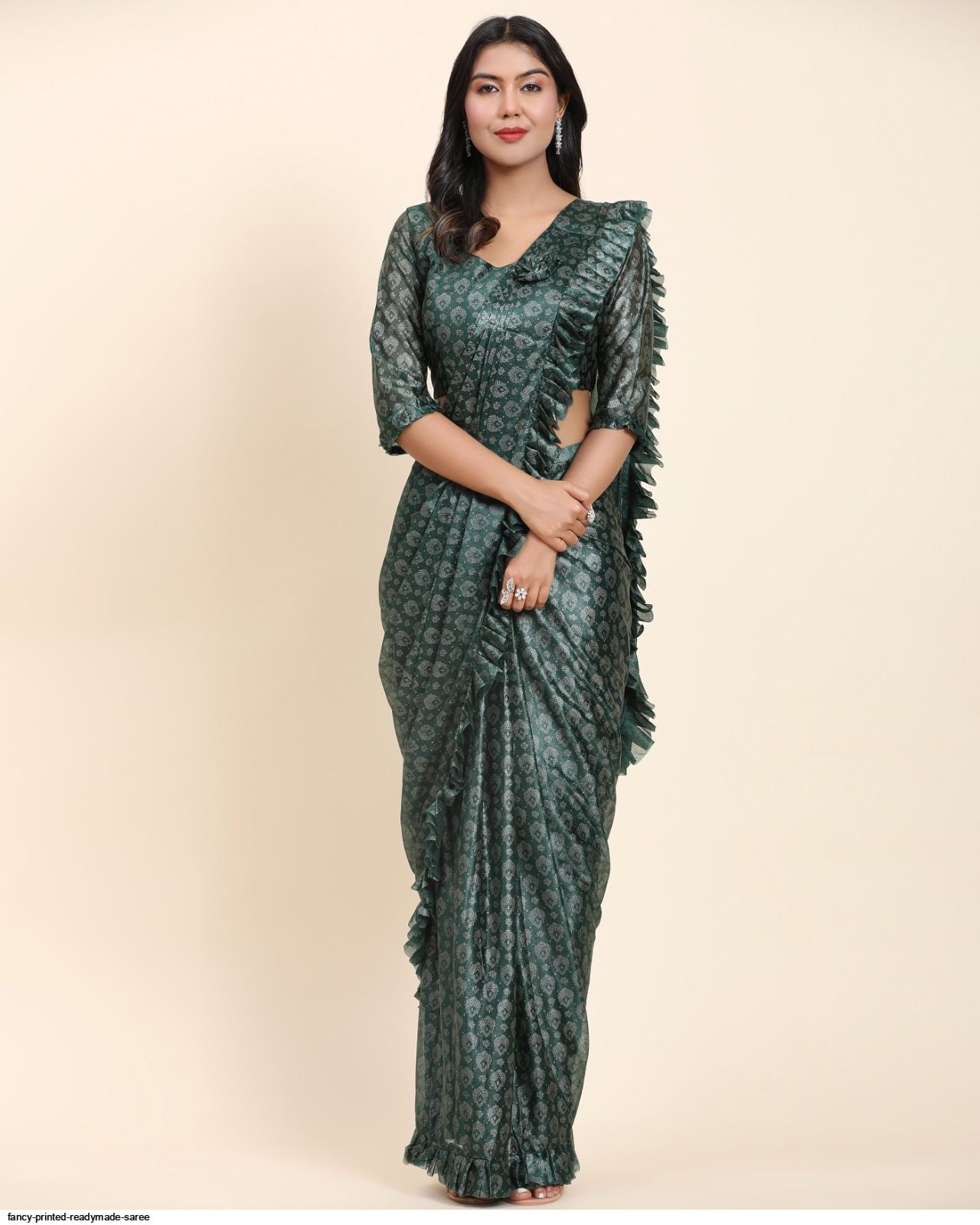 Readymade Partywear Ruffle Saree – Spend Worth Clothing | All Rights  Reserved.