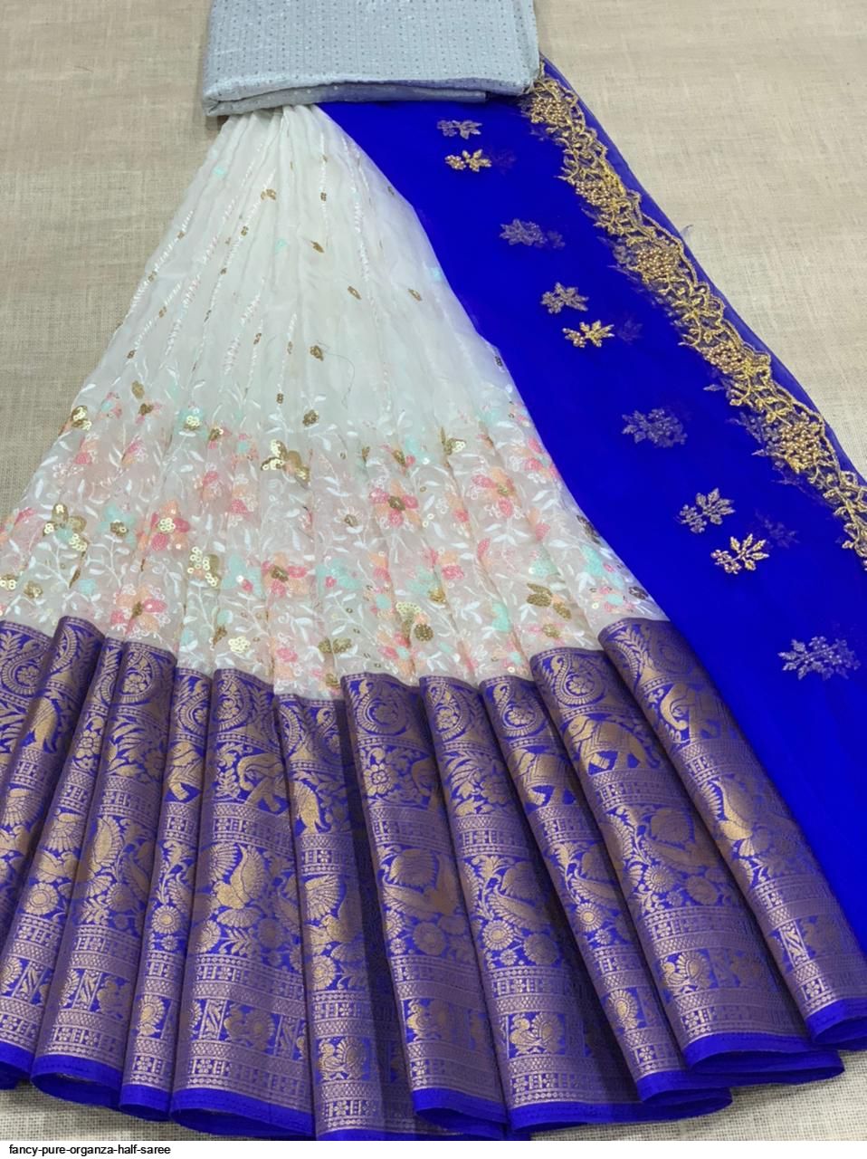 Designer Bridal Half Saree | Bridal wear | Wedding Outfit