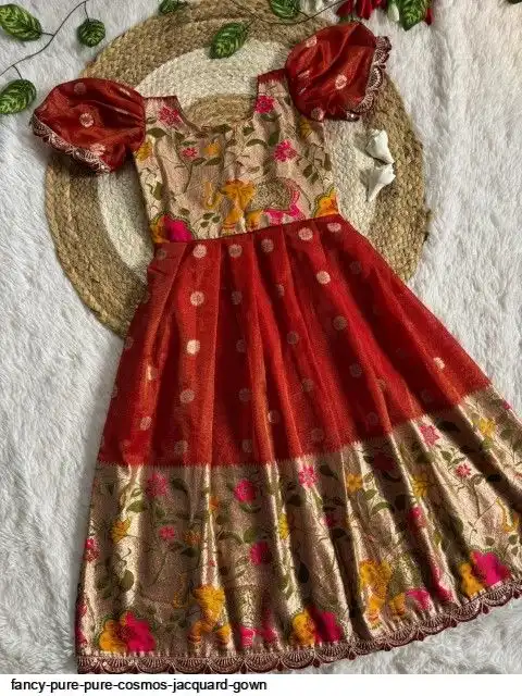 FANCY PURE PURE COSMOS JACQUARD GOWN B