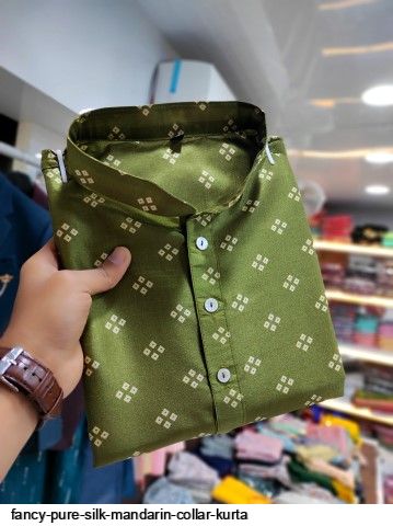 Pink Sheer Sucker Mandarin Collar kurta
