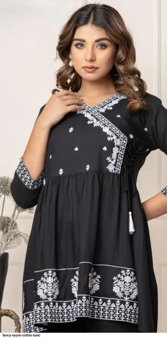 FANCY RAYON COTTON TUNIC 6
