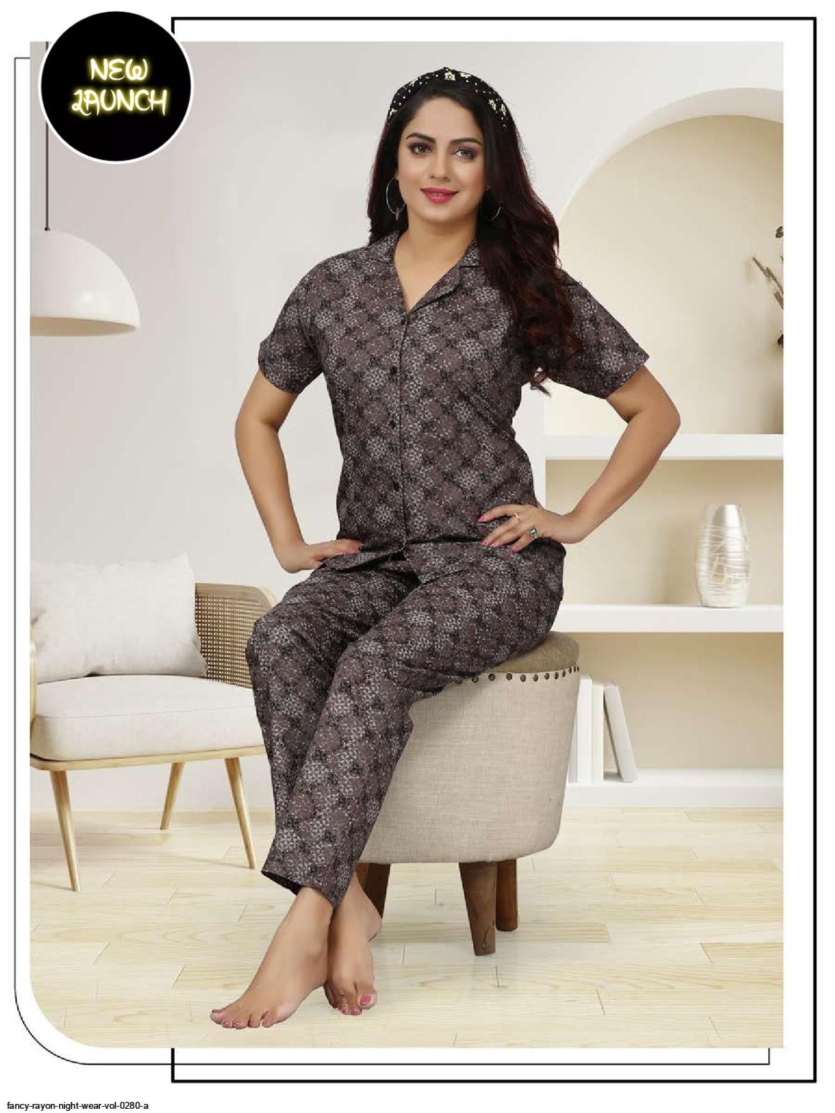 Hosiery Half Sleeve Ladies Fancy Night Suit, Size: M-XXL, Packaging Type:  Packet at Rs 490/piece in Surat