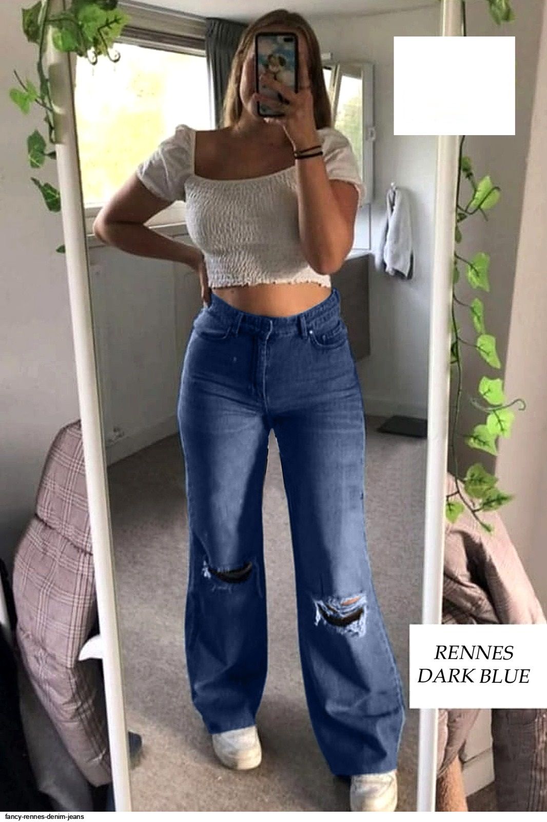 jeans and fancy top