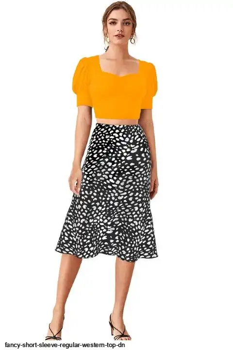 FANCY SHORT SLEEVE REGULAR WESTERN TOP DN I
