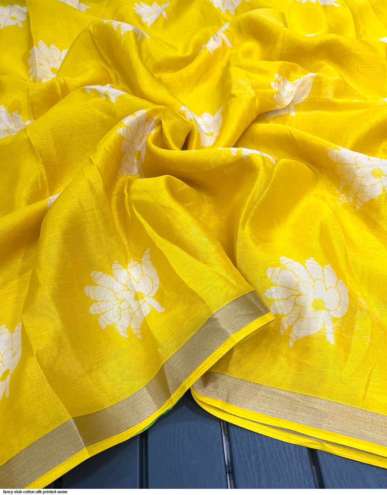 Heena On Her Sarees Handblock Printed Chanderi Silk Saree Online –  Okhaistore