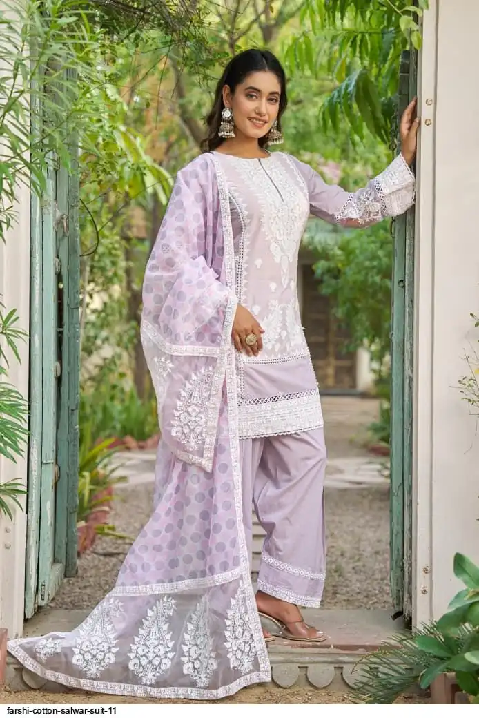 COTTON FARSHI SALWAR SUIT 11 B