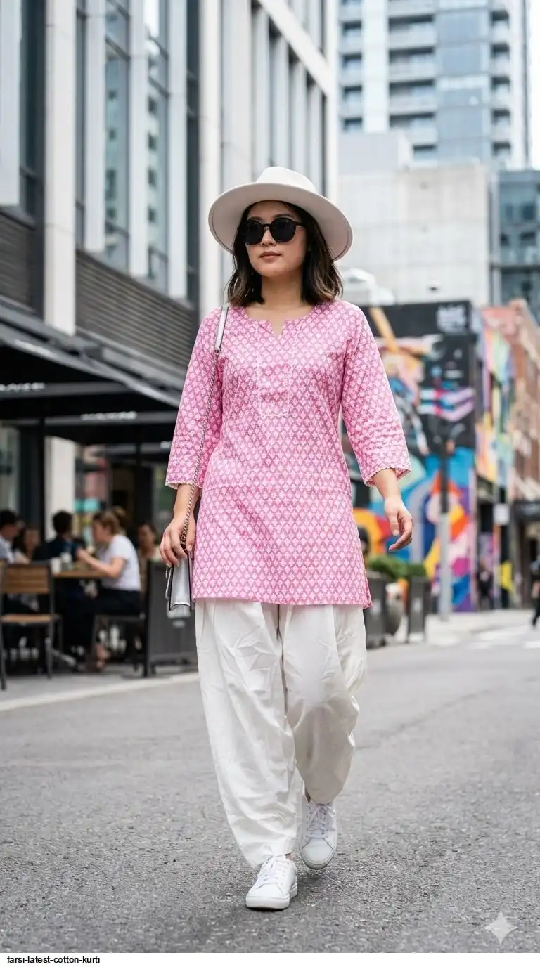 FARSI LATEST COTTON KURTI B