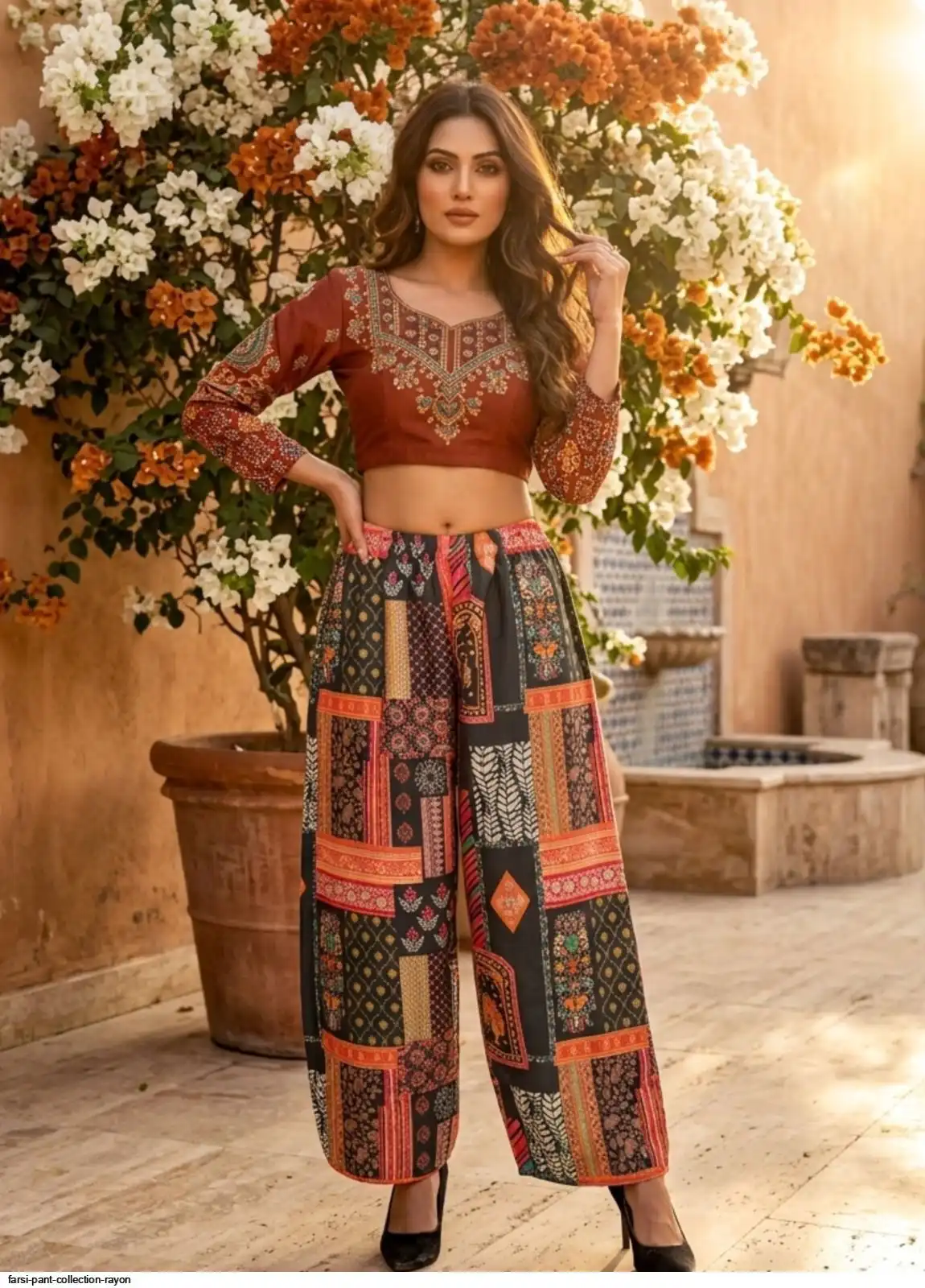 FARSI PANT COLLECTION RAYON C