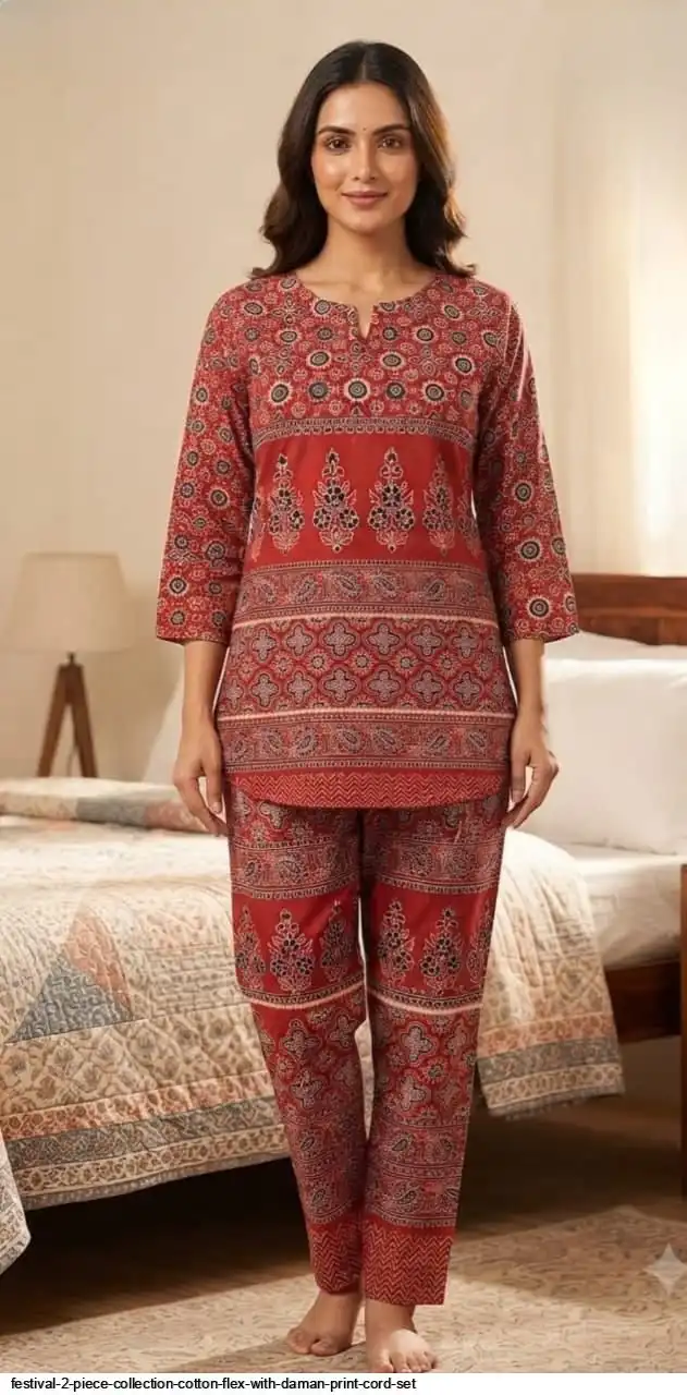COTTON FLEX WITH DAMAN PRINT CORD SET 3