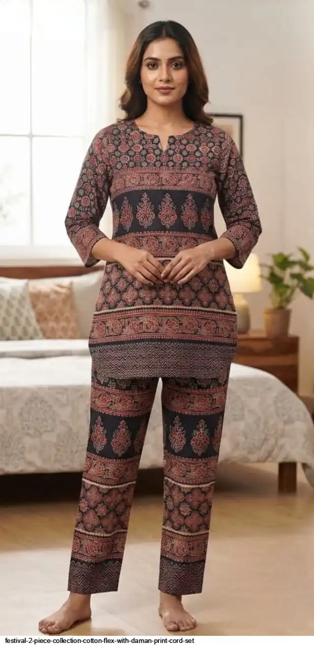 COTTON FLEX WITH DAMAN PRINT CORD SET 7
