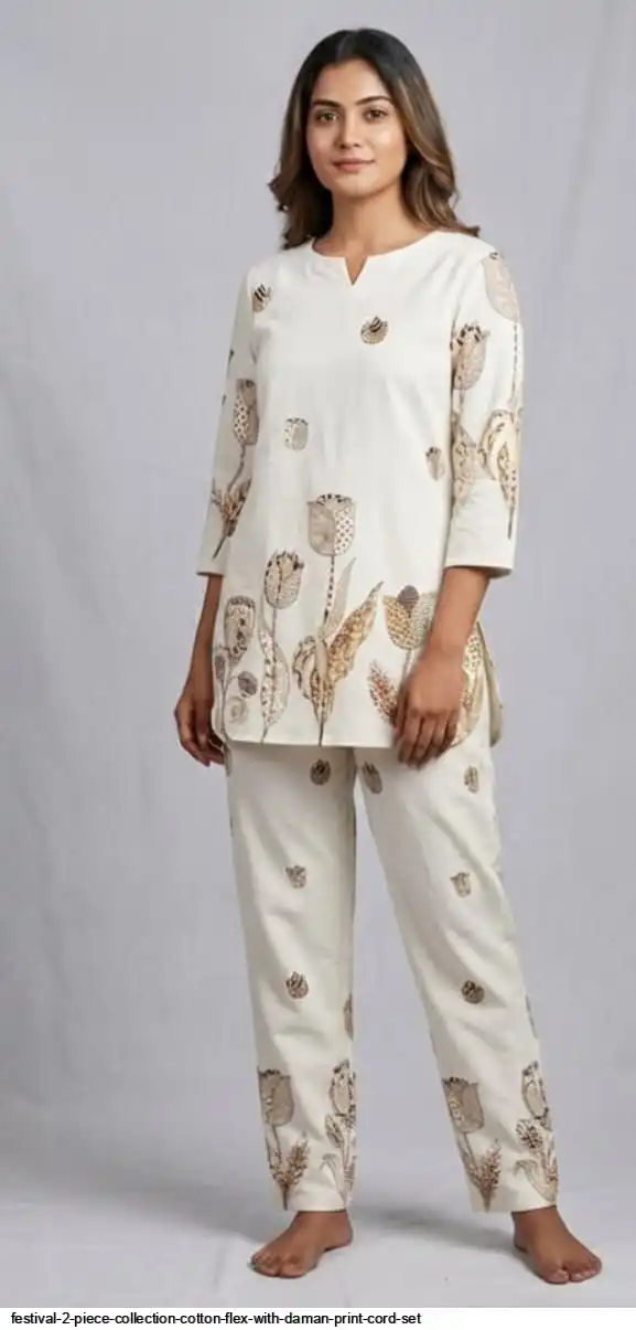 COTTON FLEX WITH DAMAN PRINT CORD SET 11