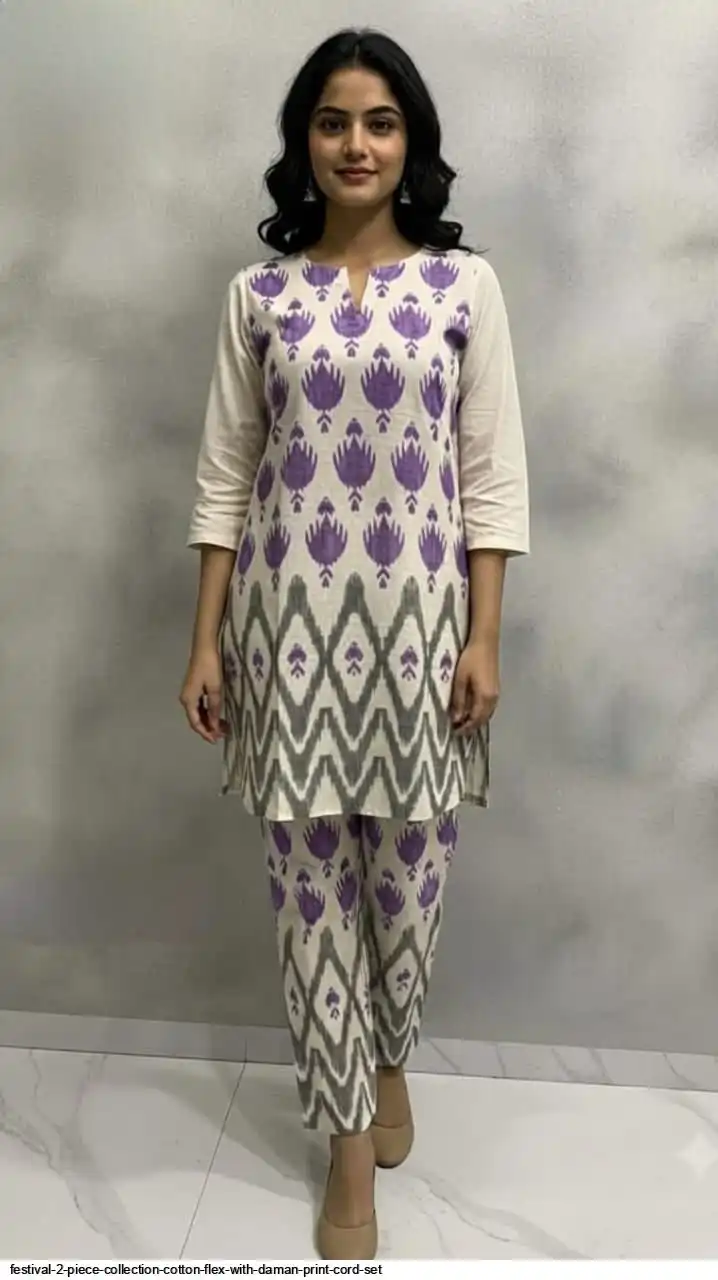 COTTON FLEX WITH DAMAN PRINT CORD SET 16
