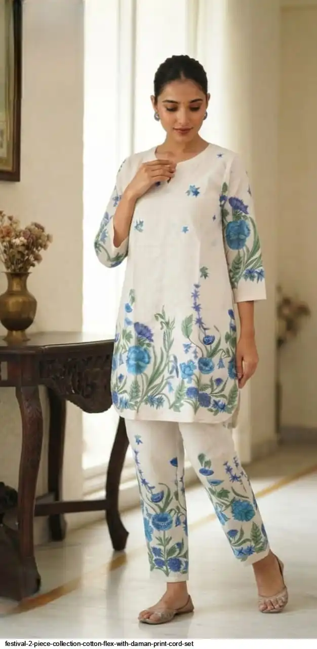 COTTON FLEX WITH DAMAN PRINT CORD SET 23