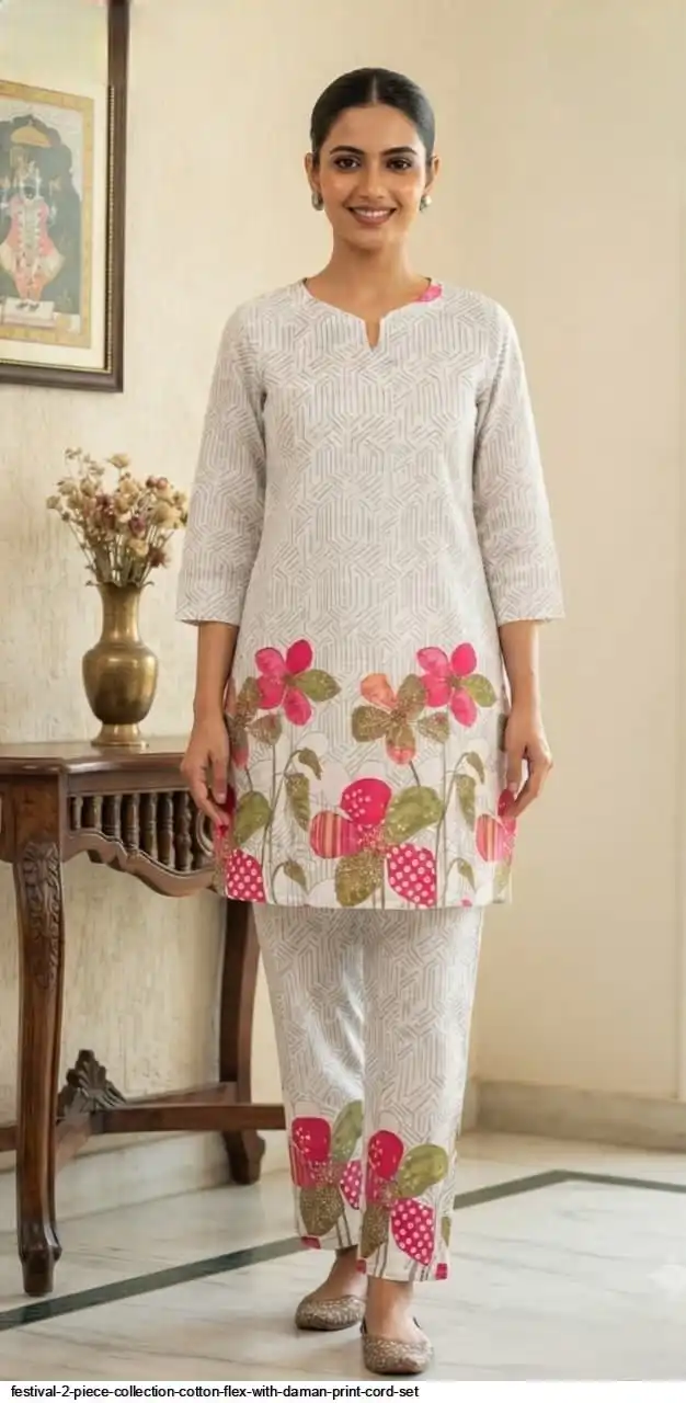 COTTON FLEX WITH DAMAN PRINT CORD SET 24