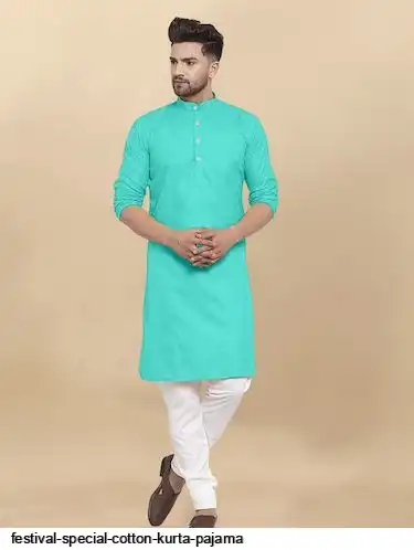 FESTIVAL SPECIAL COTTON KURTA PAJAMA 5
