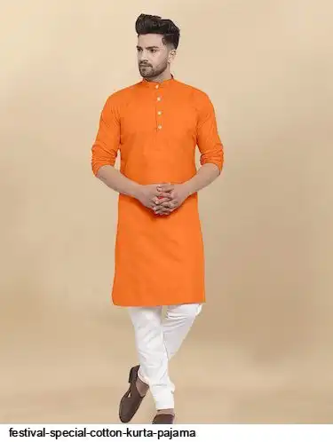 FESTIVAL SPECIAL COTTON KURTA PAJAMA 6