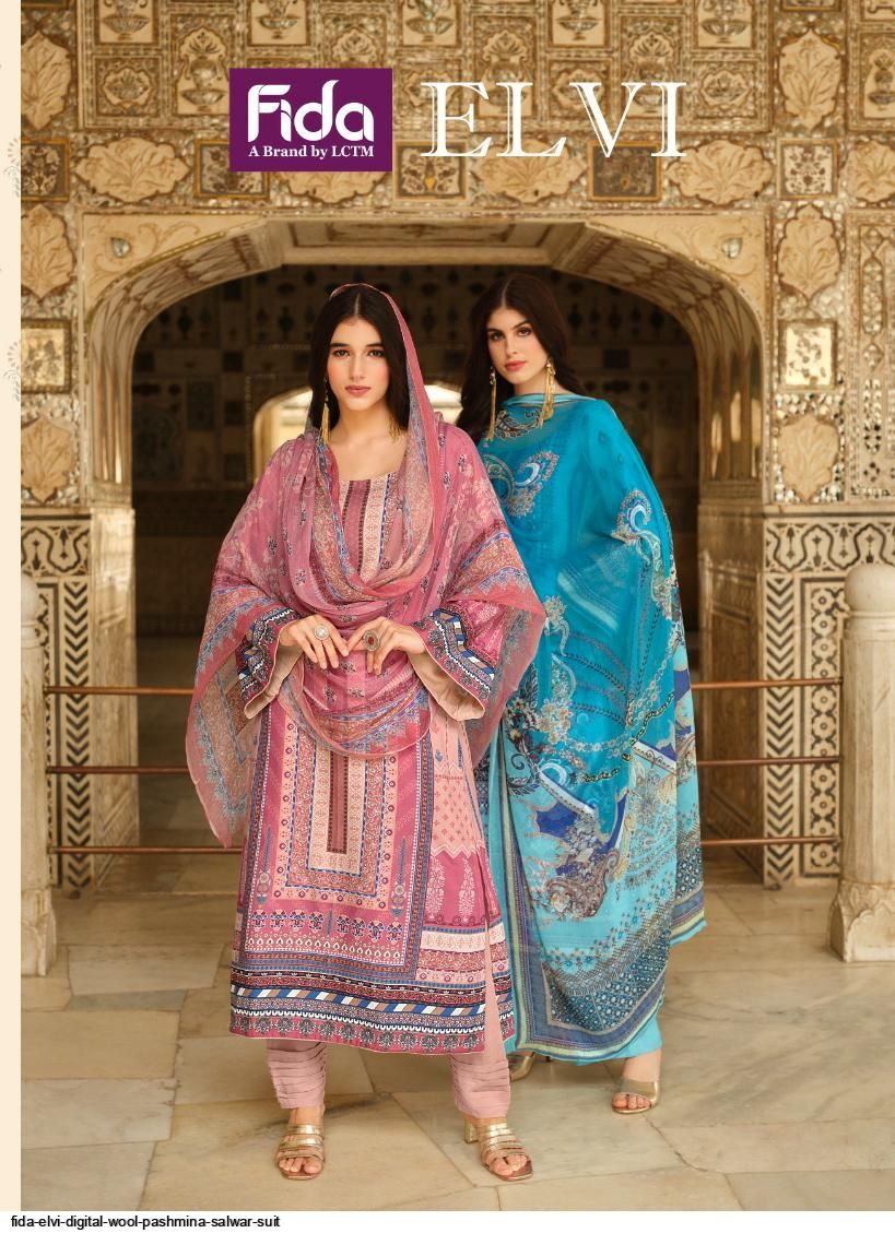 FIDA ELVI DIGITAL WOOL PASHMINA SALWAR SUIT