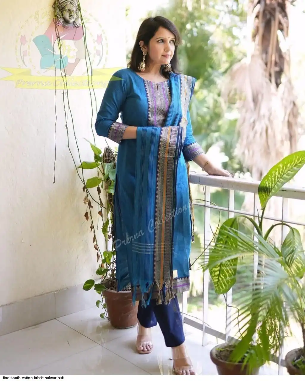 fine South cotton fabric salwar suit