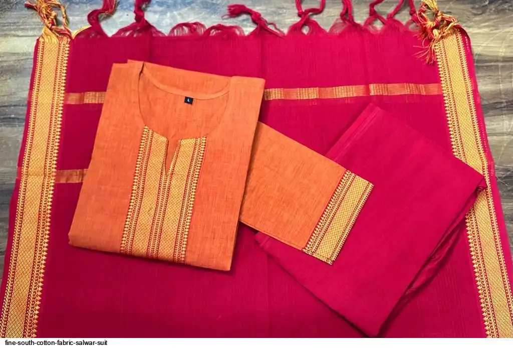 fine South cotton fabric salwar suit