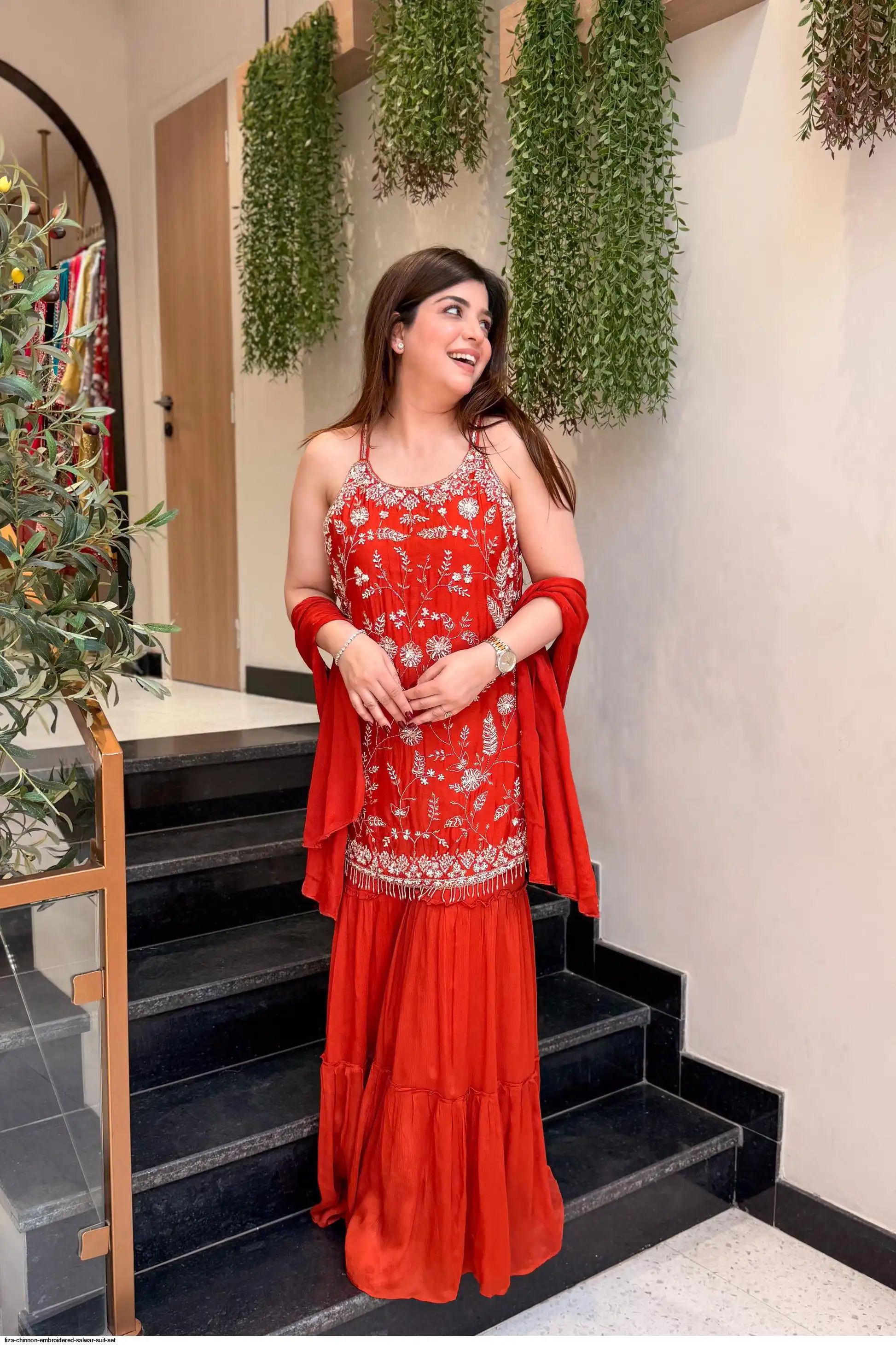 Embroidered Evening salwar suit