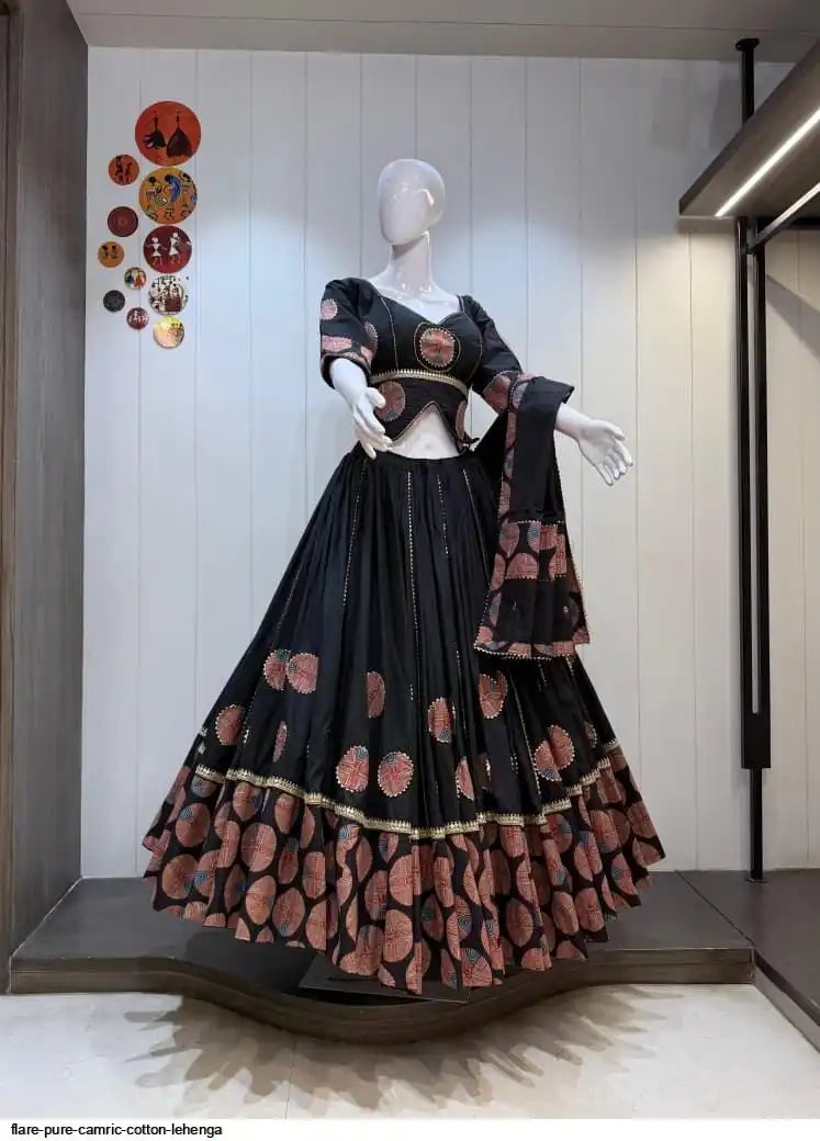 FLARE PURE CAMRIC COTTON LEHENGA 2
