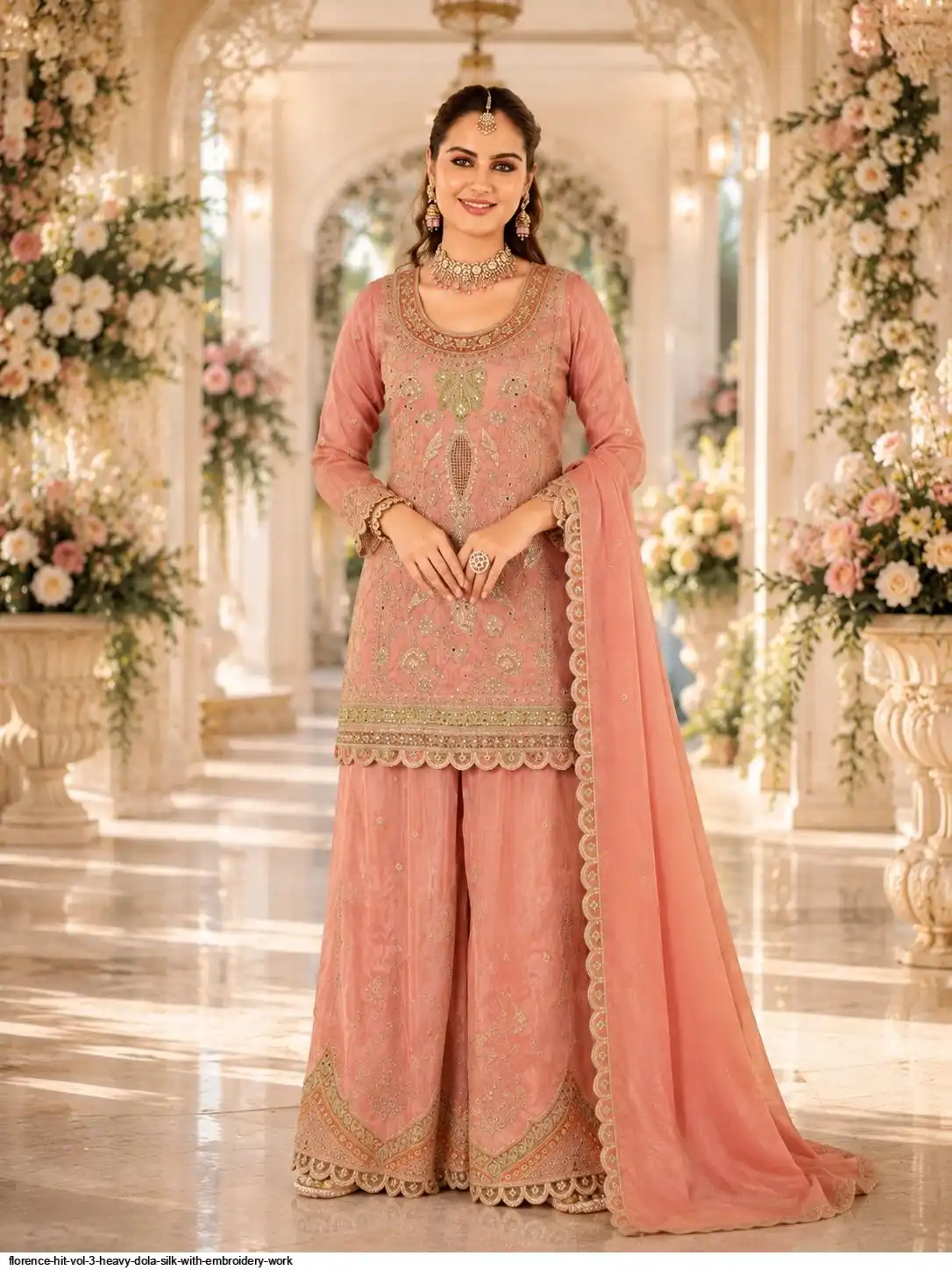 FLORENCE HIT VOL 3 HEAVY DOLA SILK WITH EMBROIDERY WORK C