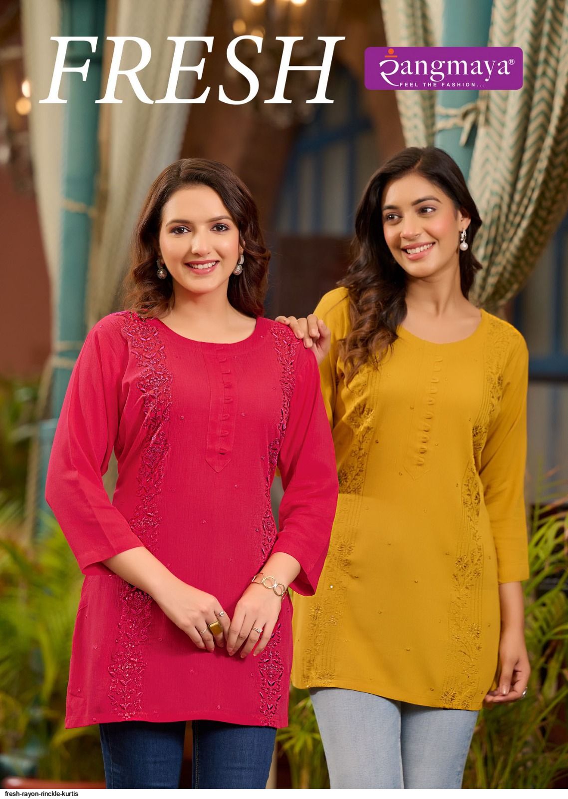 RANGMAYA FRESH RAYON RINCKLE KURTIS
