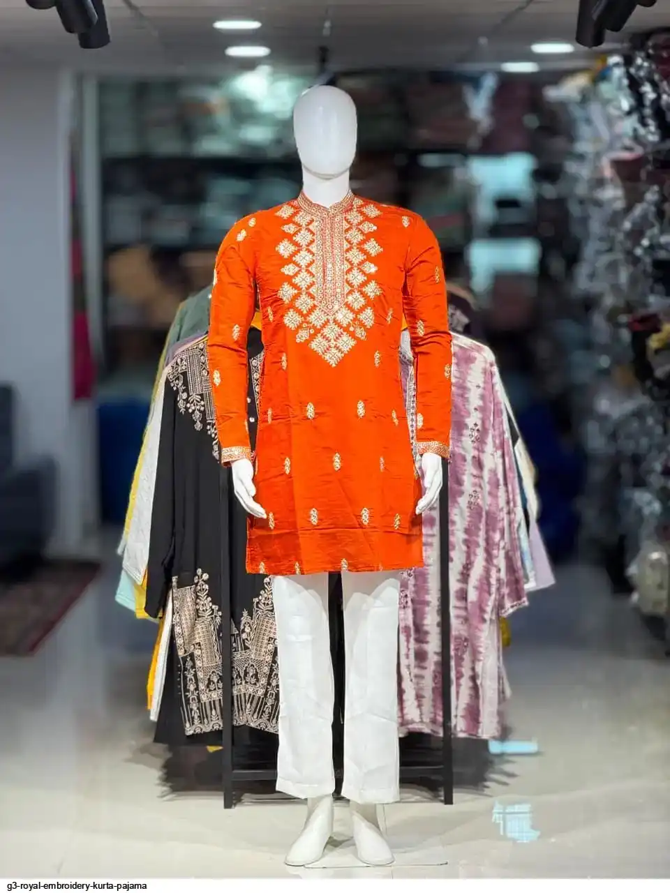 G3 ROYAL EMBROIDERY KURTA PAJAMA A