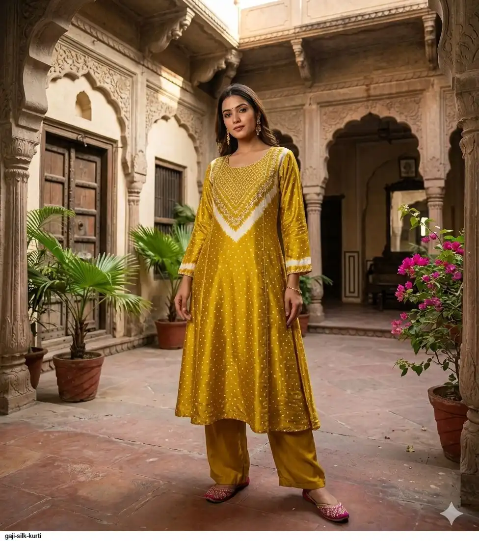 GAJI SILK KURTI 4
