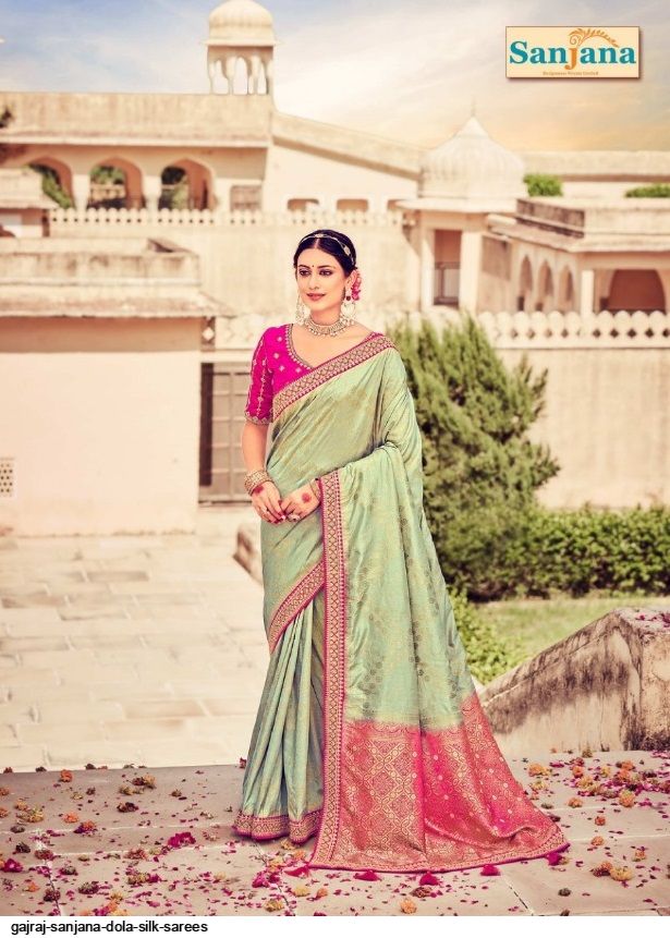 GAJRAJ SANJANA DOLA SILK SAREES