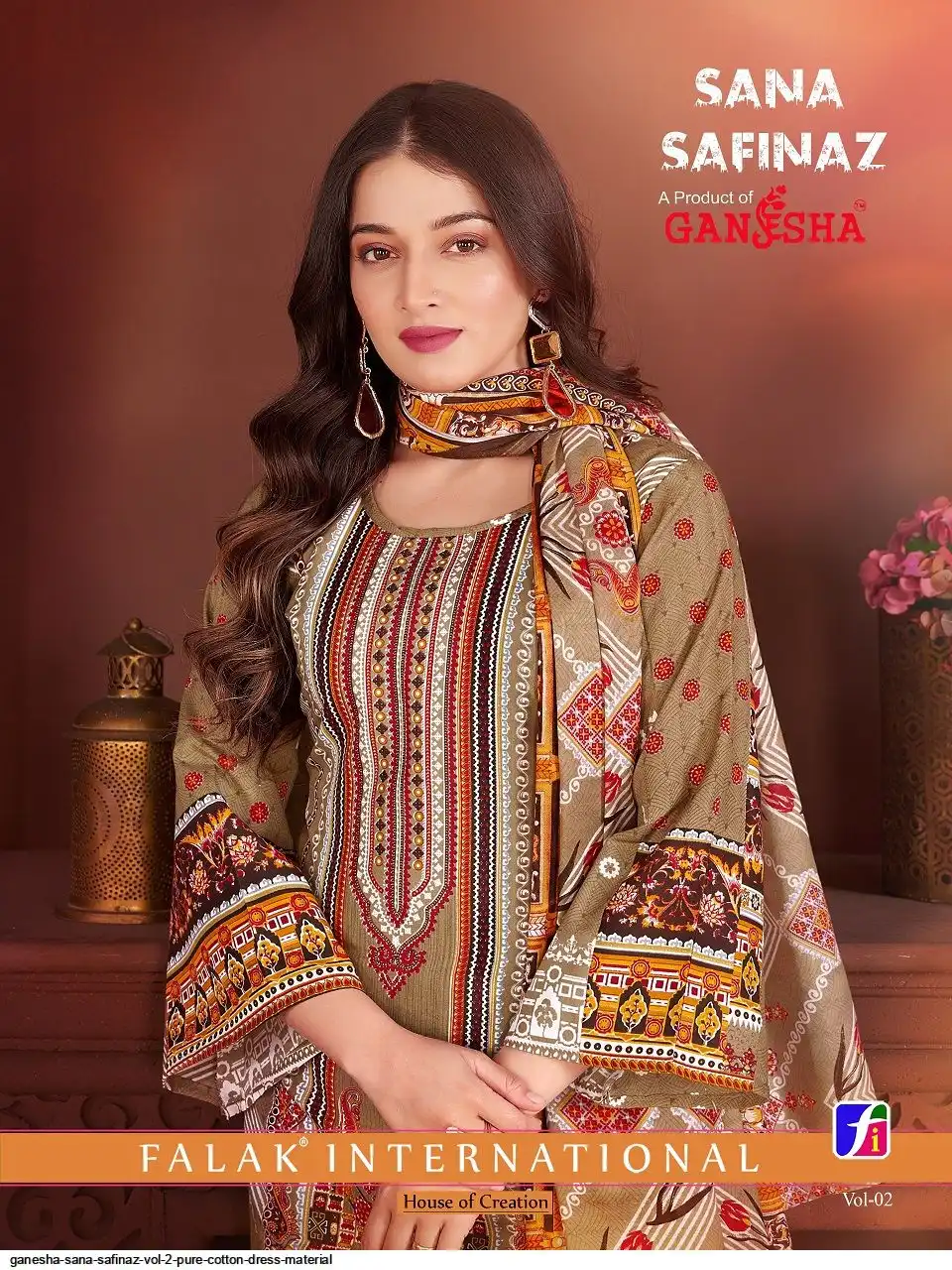 GANESHA SANA SAFINAZ VOL 2 PURE COTTON DRESS MATERIAL