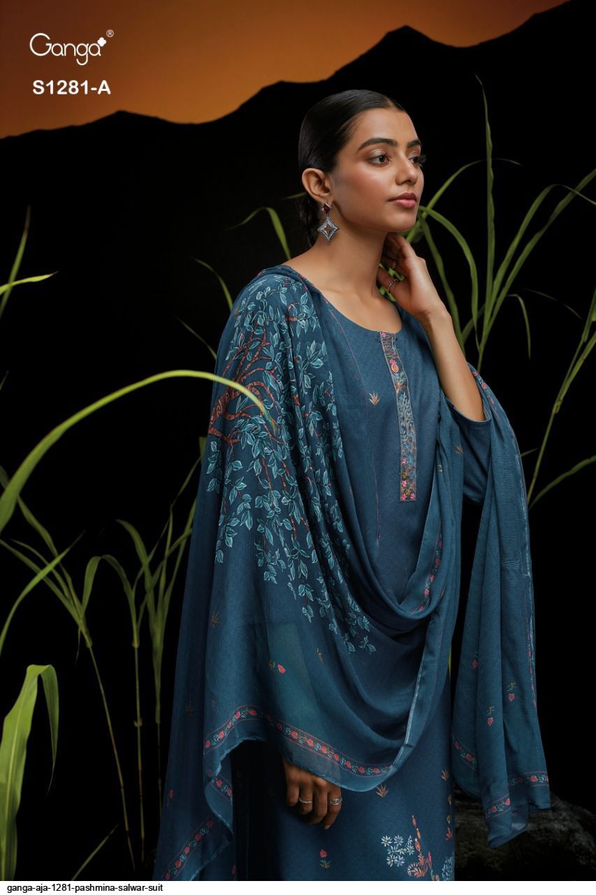 ganga pashmina suits catalogue