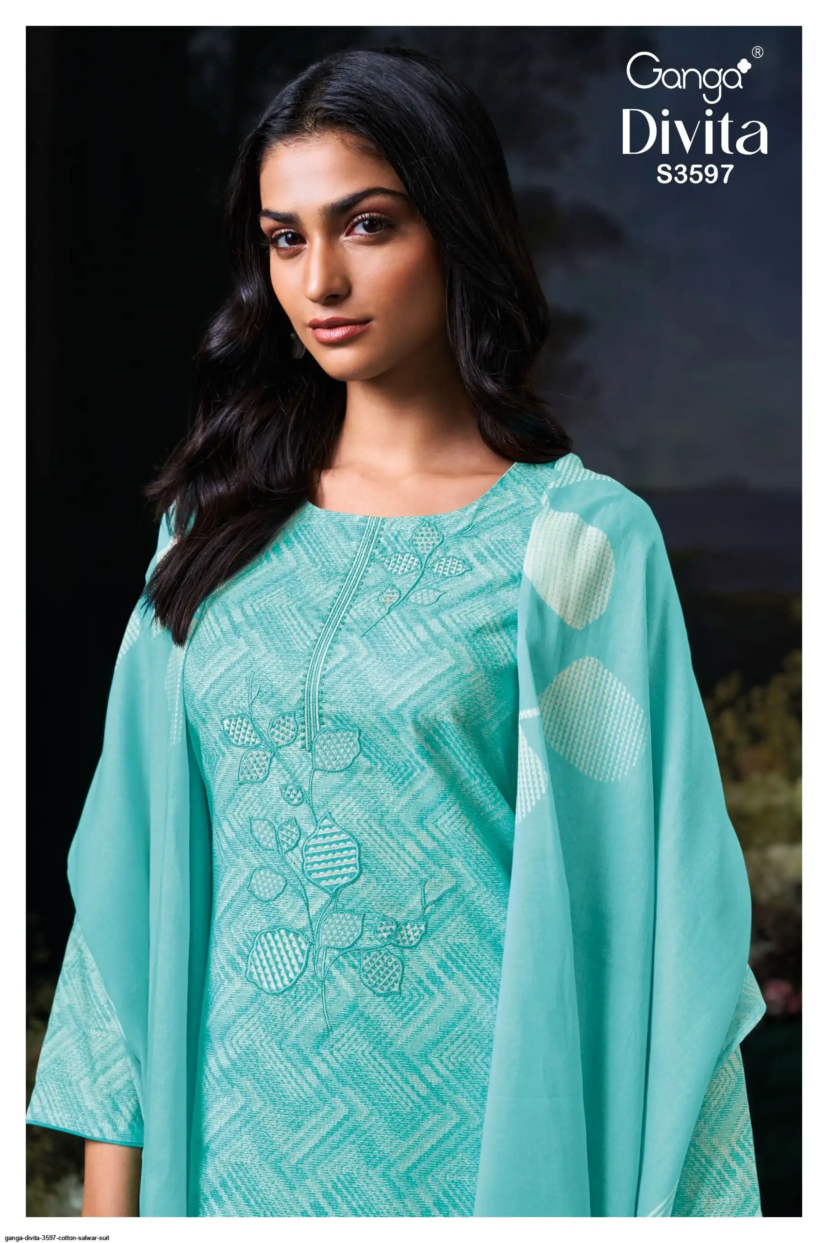GANGA DIVITA 3597 COTTON SALWAR SUIT