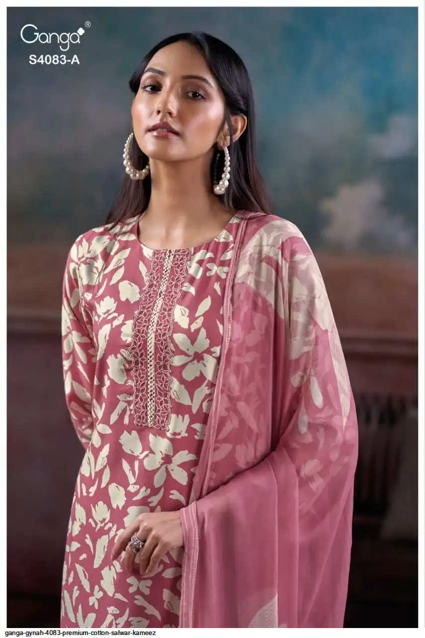 Ganga Gynah 4083 Premium Cotton Salwar Kameez