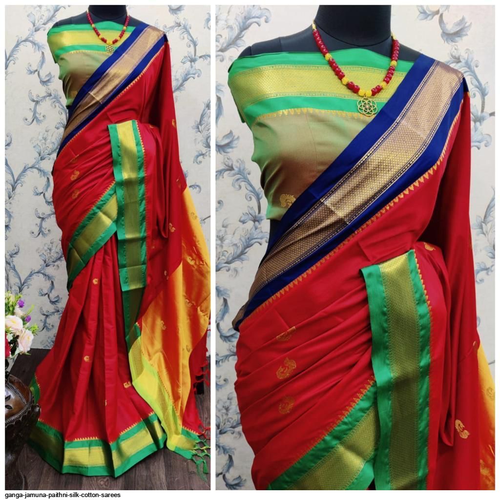 Ganga Jamuna Paithni Silk Cotton SAREES