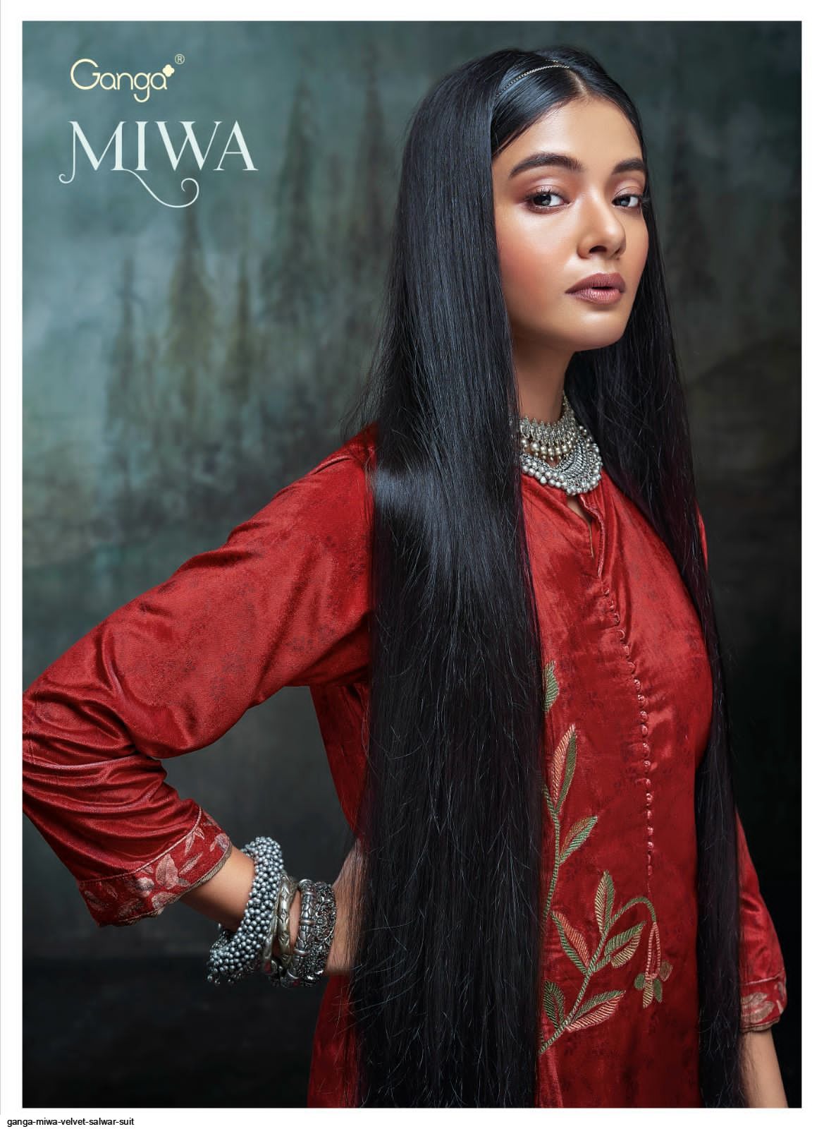 GANGA MIWA VELVET salwar suit