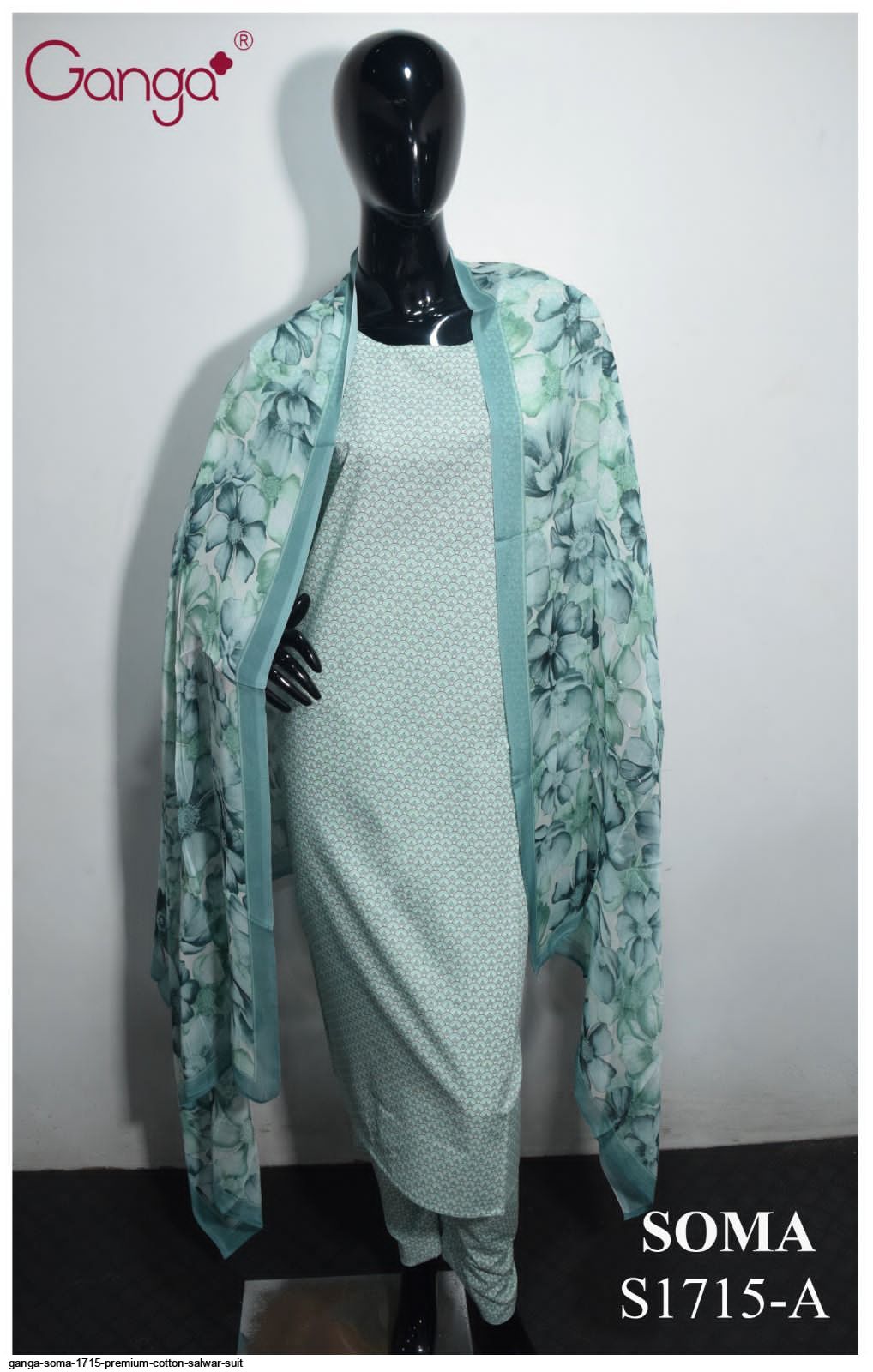 GANGA SOMA 1715 PREMIUM COTTON SALWAR SUIT