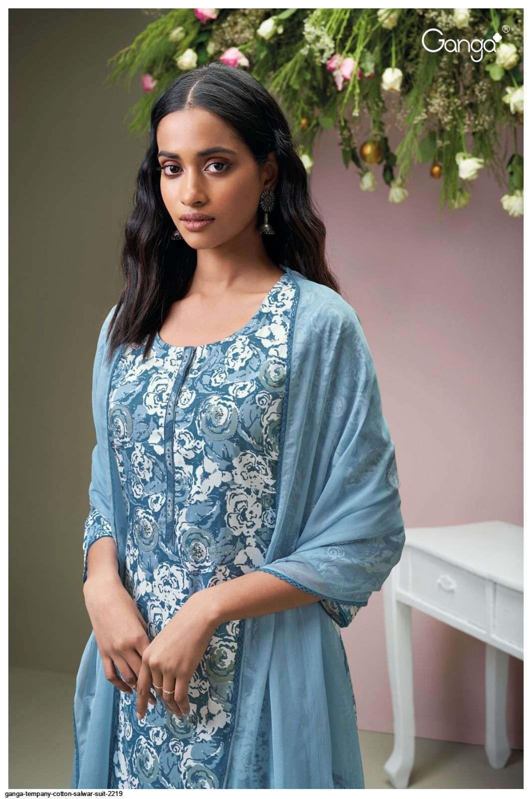 GANGA TEMPANY COTTON salwar suit 2219