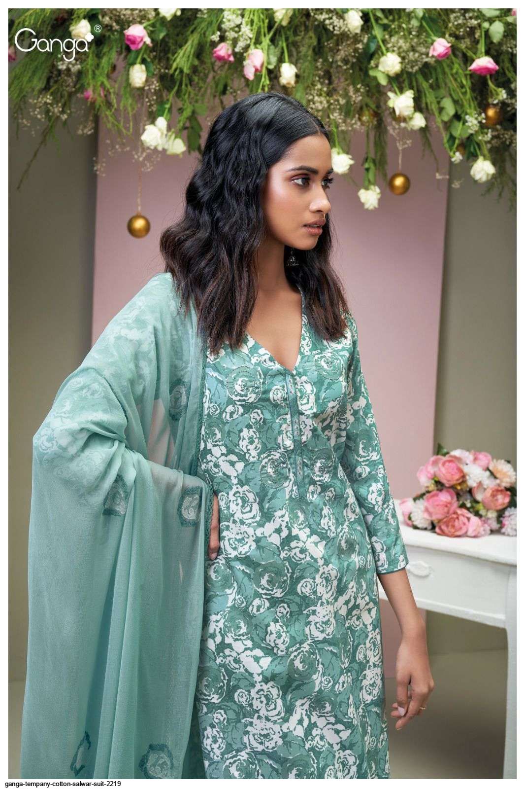 GANGA TEMPANY COTTON salwar suit 2219