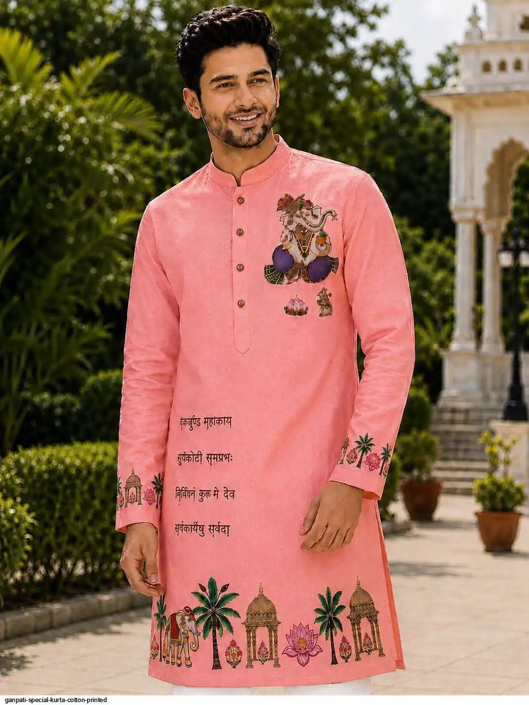 GANPATI SPECIAL KURTA COTTON PRINTED B