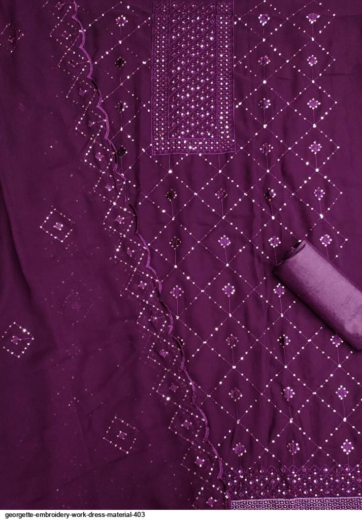 Buy Black Organza Silk Festival Wear Embroidery Work Dress Material Online  From Wholesale Salwar.