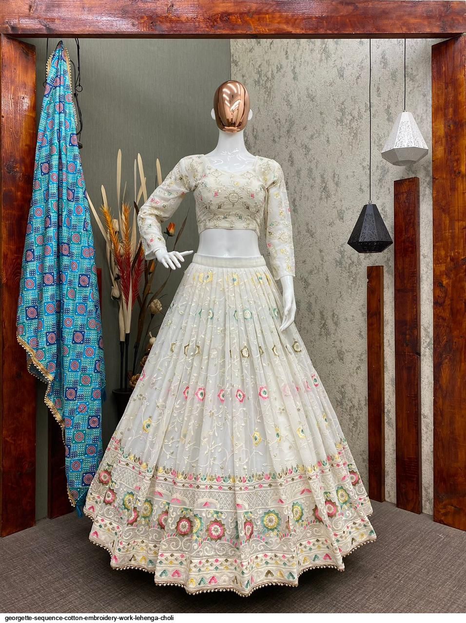 2466 Anjani Art Velvet Bridal Lehenga Choli – Kavya Style Plus