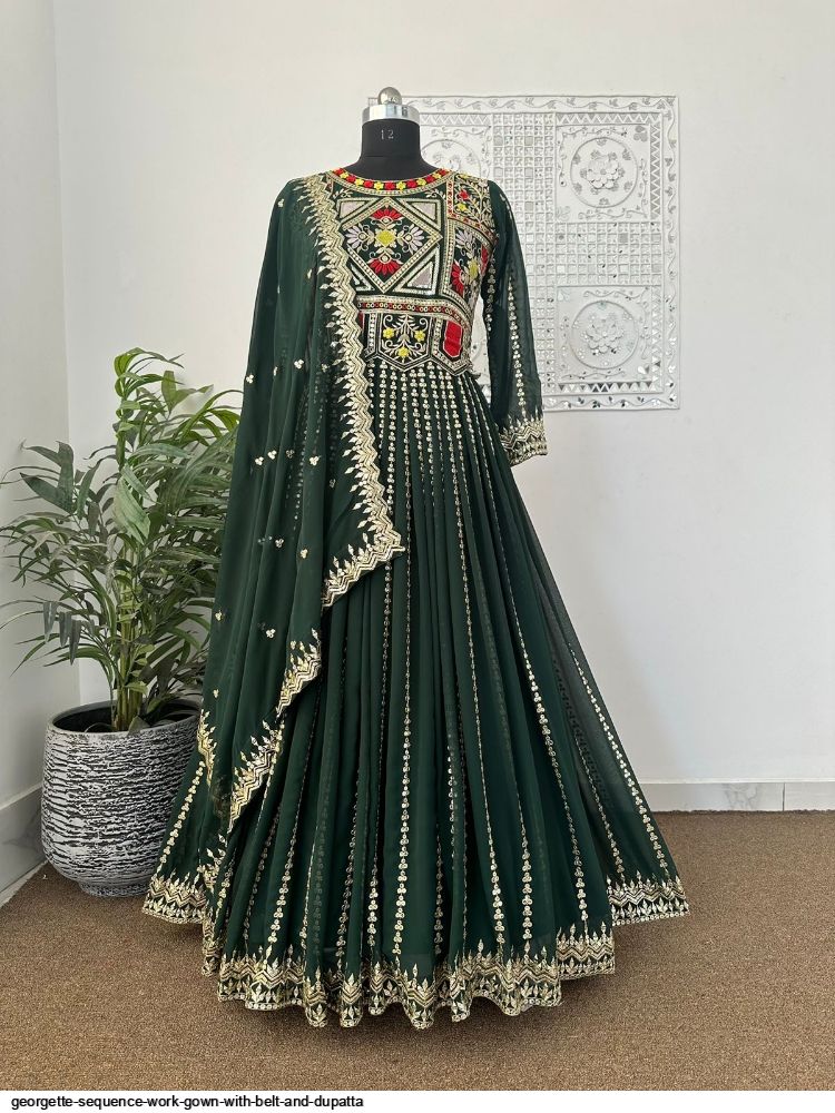 Buy Attractive Anarkali Gown Designer Sequence Work Dress Pakistani Wedding  Wear Outfit Stitched Shalwar Kameez Suits With Dupatta for Women Online in  India - Etsy