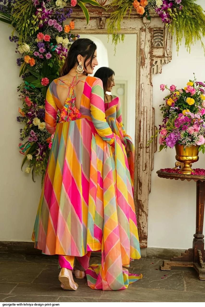 white christmas dresses Lehariya Kurta and Palazzo Set