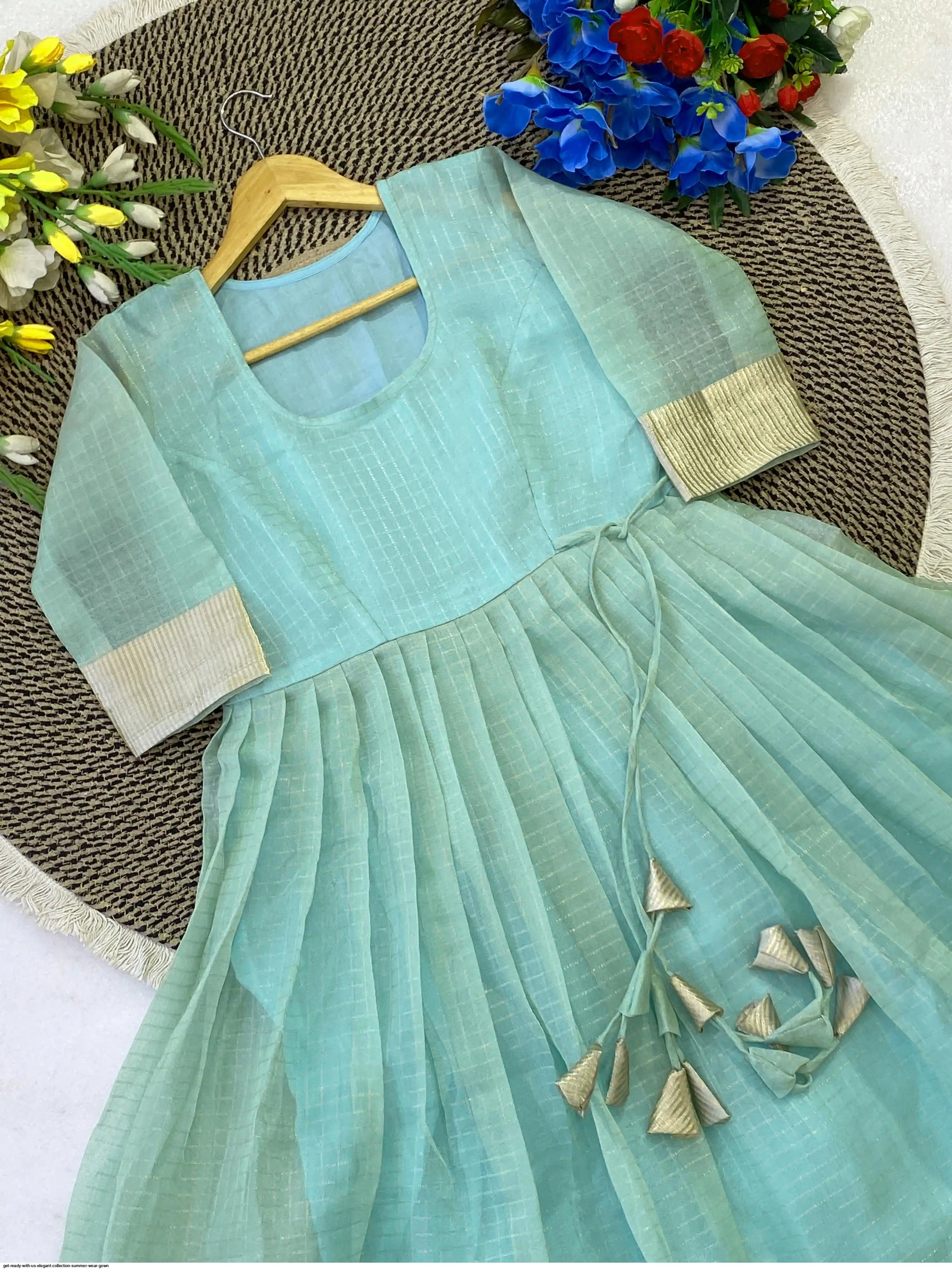 GET READY WITH US ELEGANT COLLECTION SUMMER WEAR GOWN 4