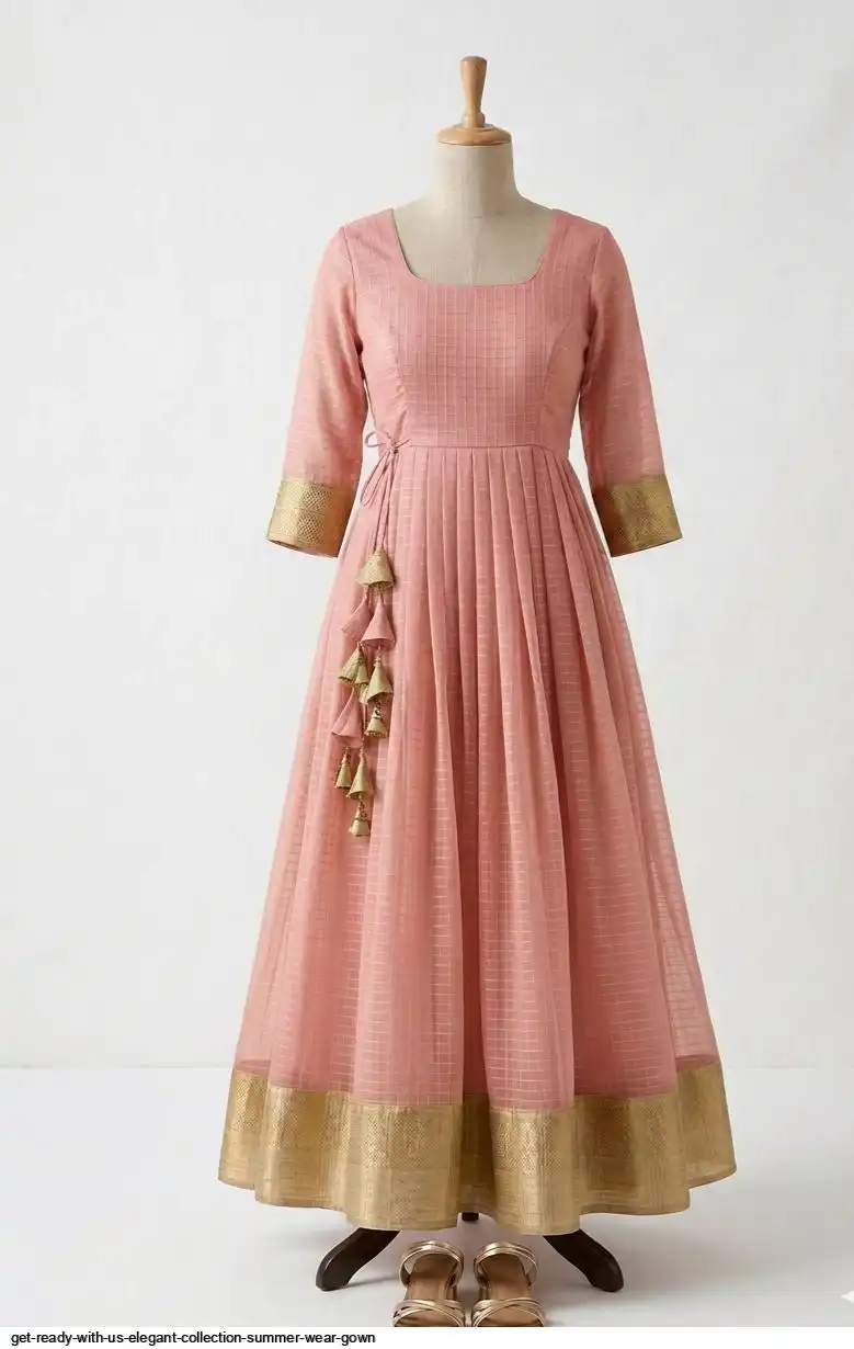 GET READY WITH US ELEGANT COLLECTION SUMMER WEAR GOWN 3