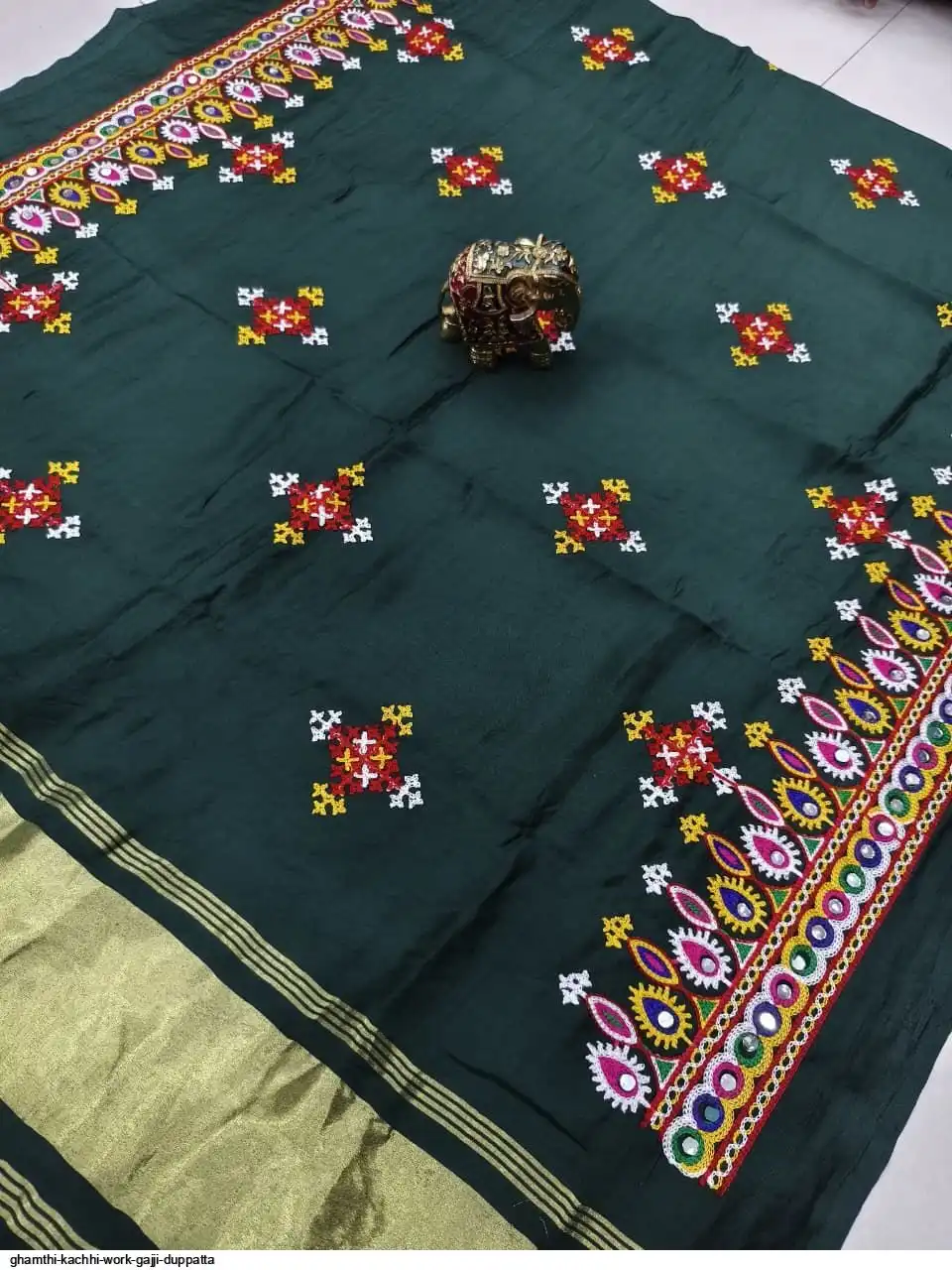 GHAMTHI KACHHI WORK GAJJI DUPPATTA 3