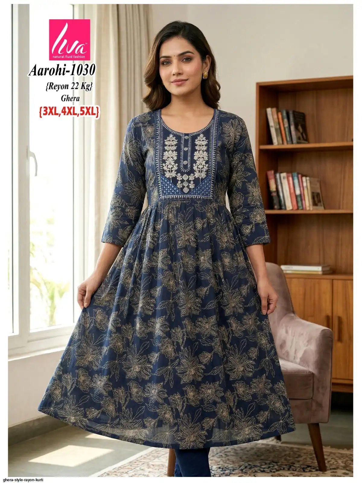 LIVA STYLE RAYON KURTI 5