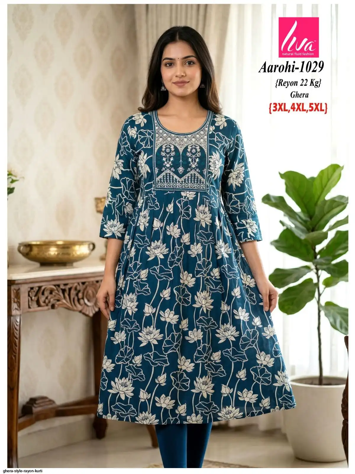 LIVA STYLE RAYON KURTI 6
