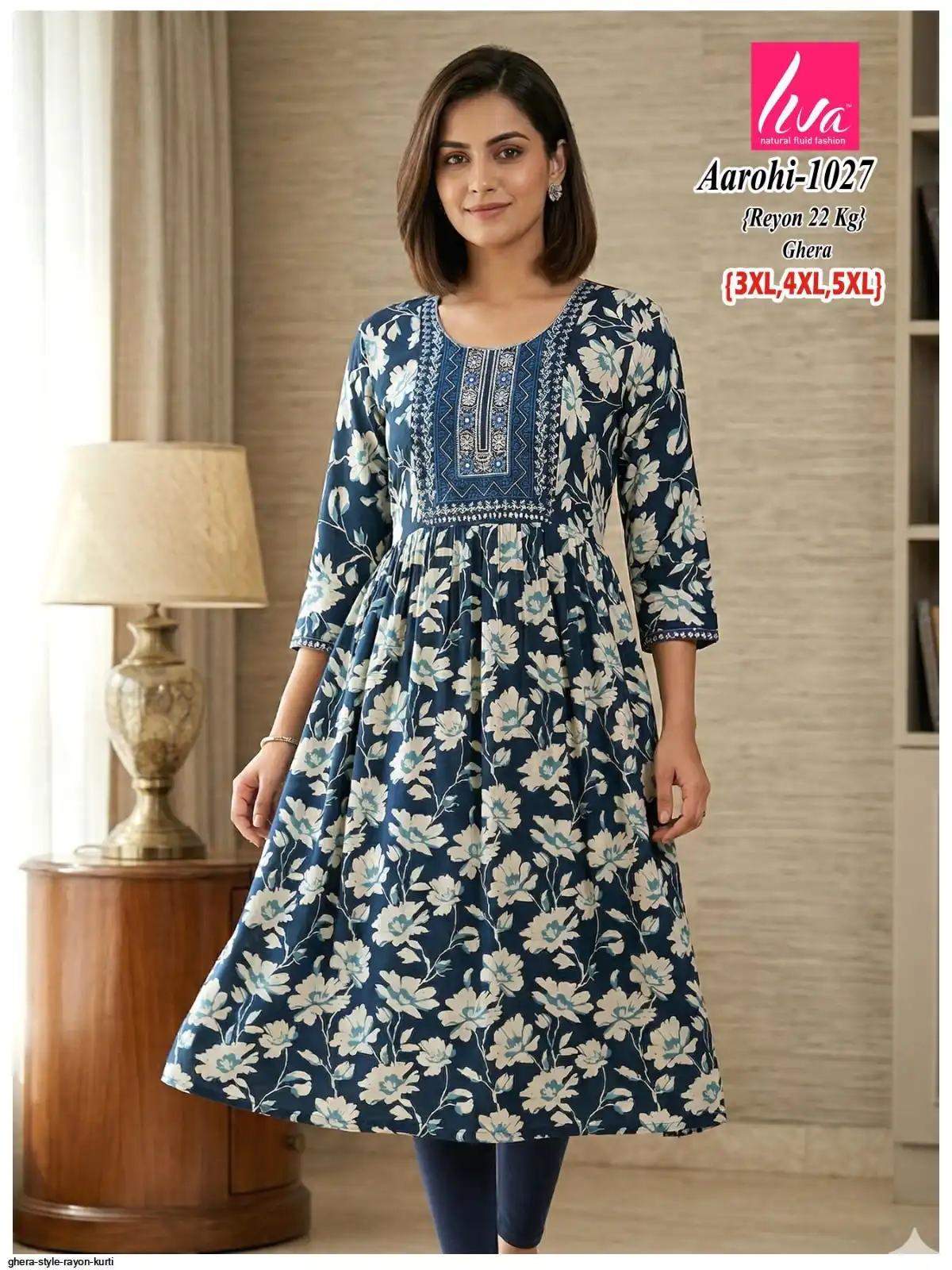 LIVA STYLE RAYON KURTI 8